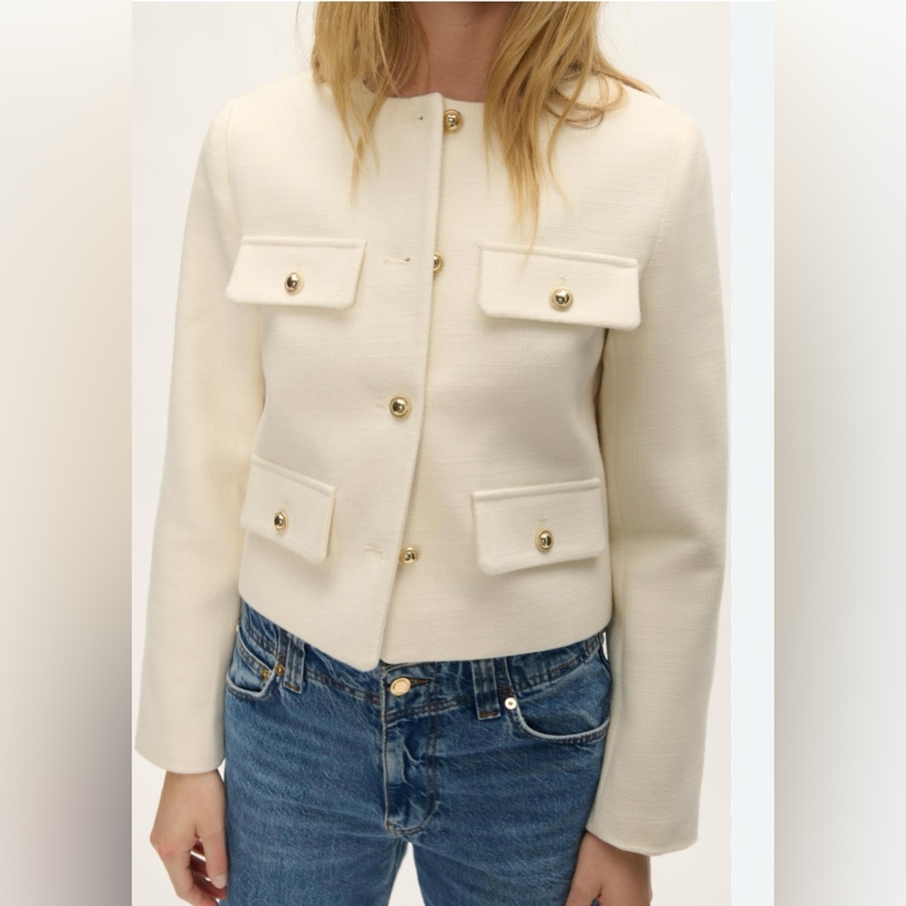 Cream Zara jacket